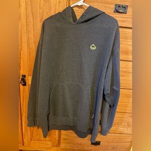 Wolverine Charcoal Hoodie with Yellow Logo